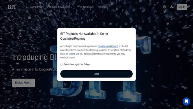 Bitcasino casino screenshot